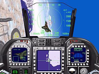 Cockpit@Super Air Combat II