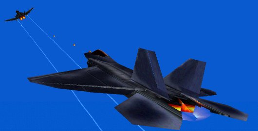 F-22 and mysterious fighter